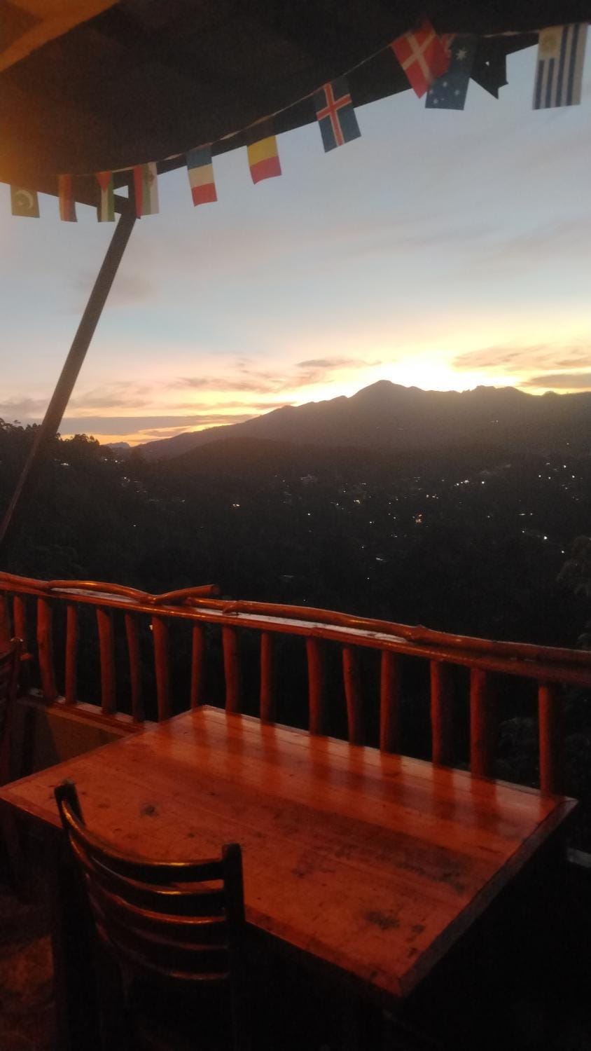 Dining area, Sunrise