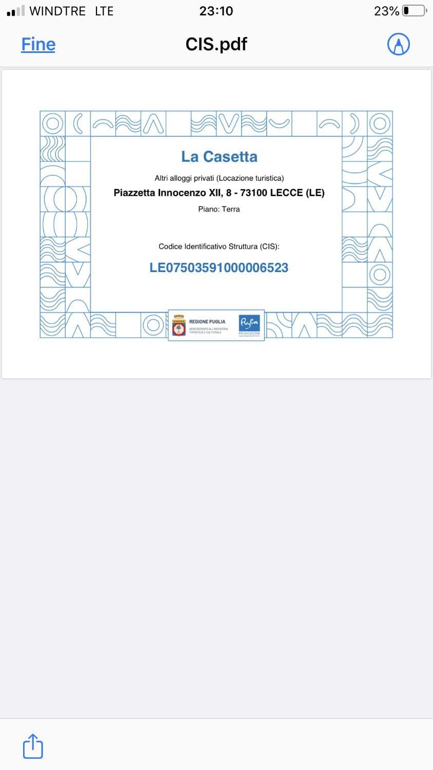 Certificate/Award