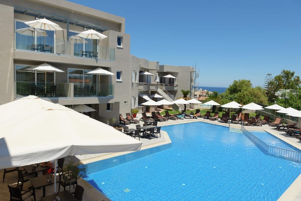 Pool view, sunbed