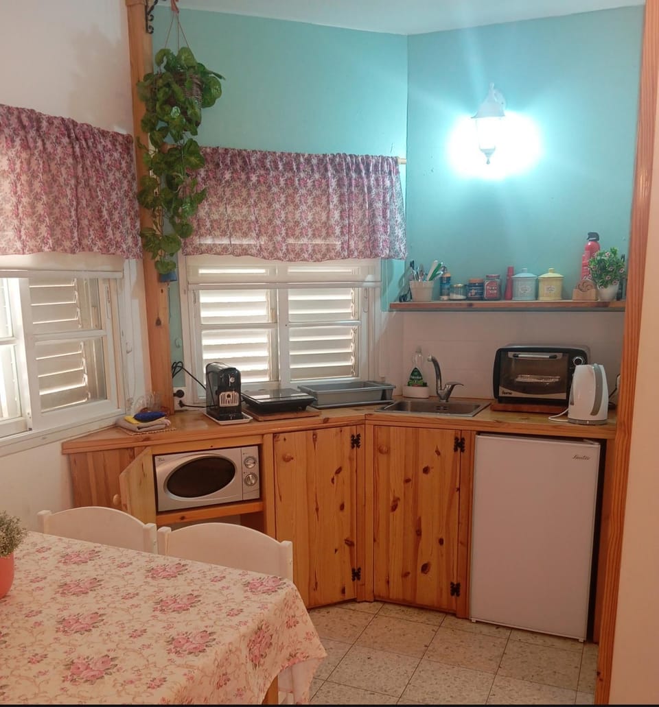 Kitchen or kitchenette, microwave, stove, toaster, toaster, kitchen, kitchen