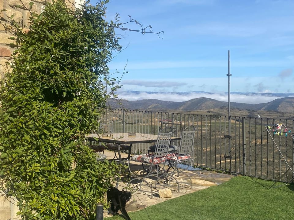 Patio, Mountain view