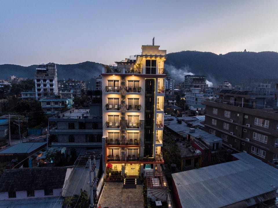 Property building, Day, Natural landscape, City view, Mountain view