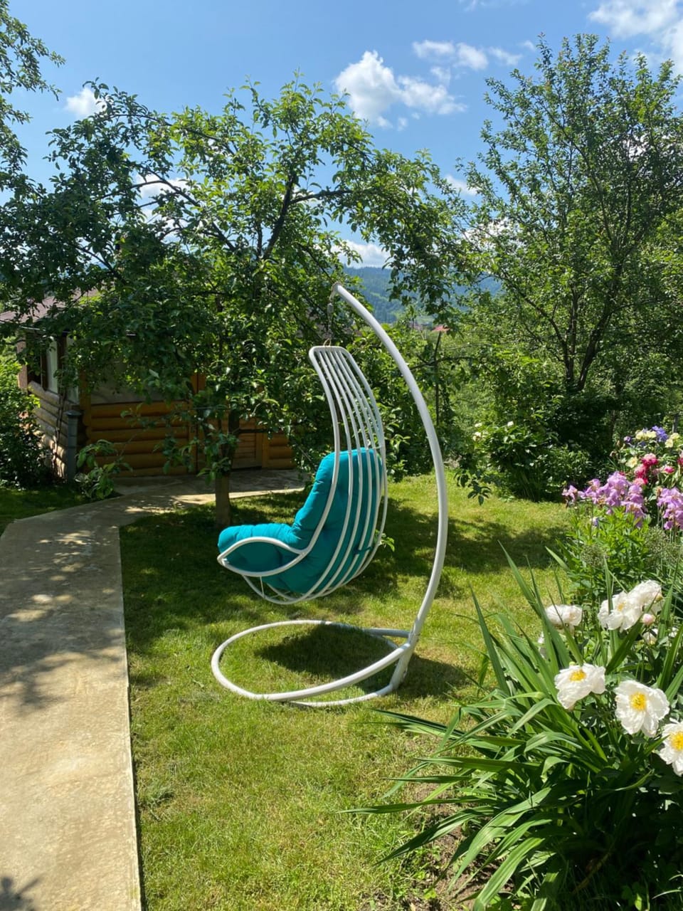 Natural landscape, Garden, Garden view, sunbed