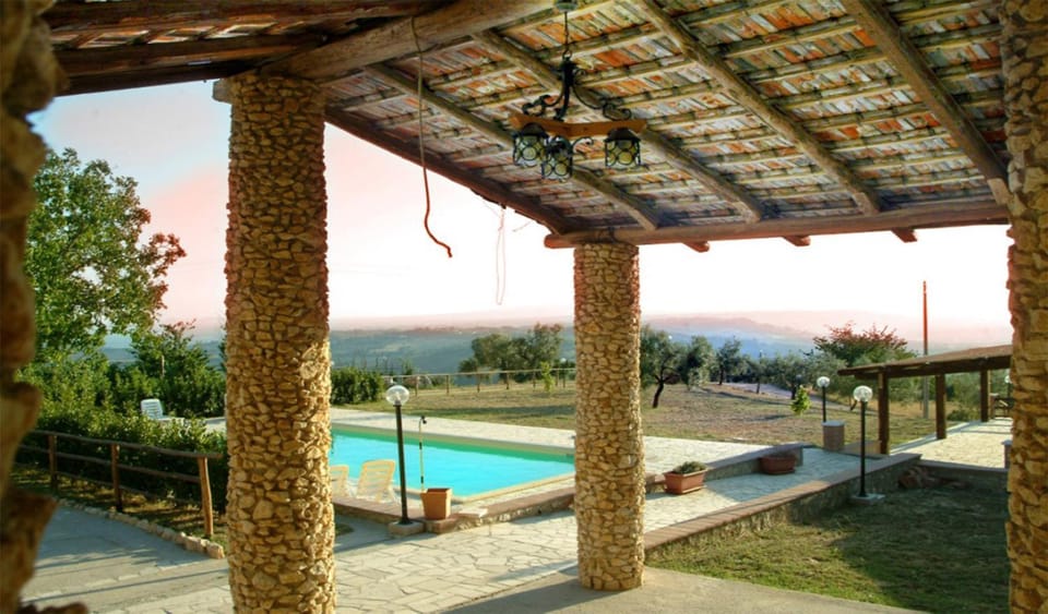 Summer, Mountain view, Pool view, Swimming pool