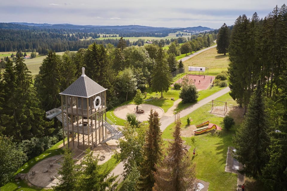 Bird's eye view, Children play ground