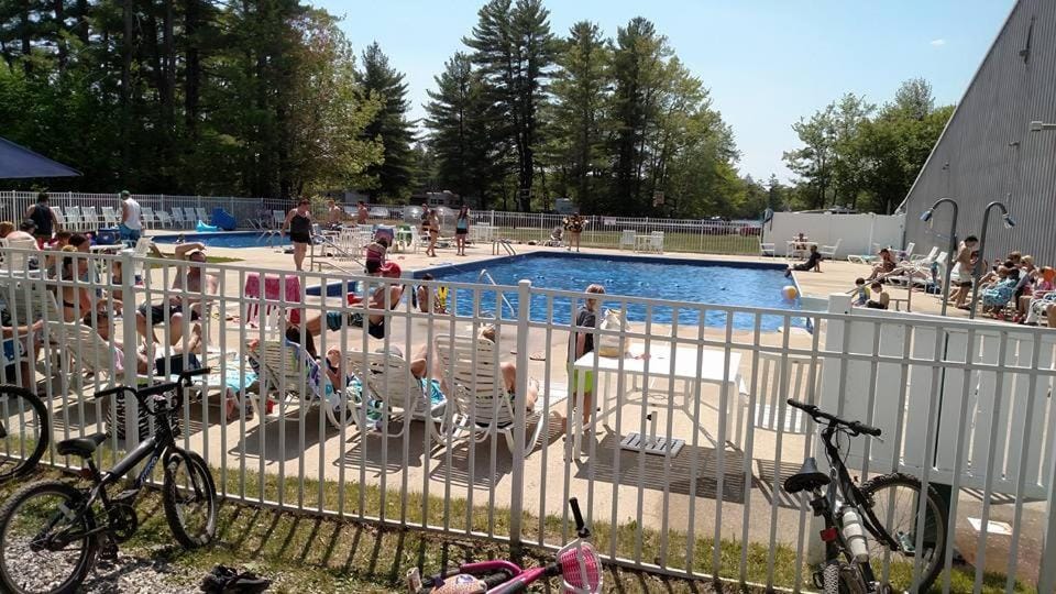 Tuxbury Pond Camping Resort Tiny House Murphy Campground/ 
RV Resort in New Hampshire