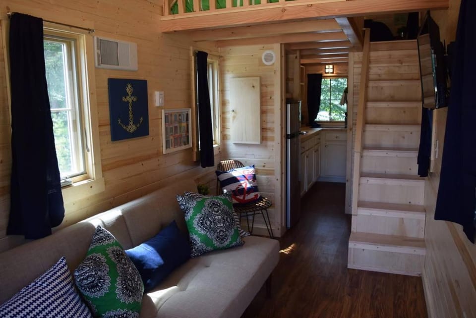 Tuxbury Pond Camping Resort Tiny House Murphy Campground/ 
RV Resort in New Hampshire