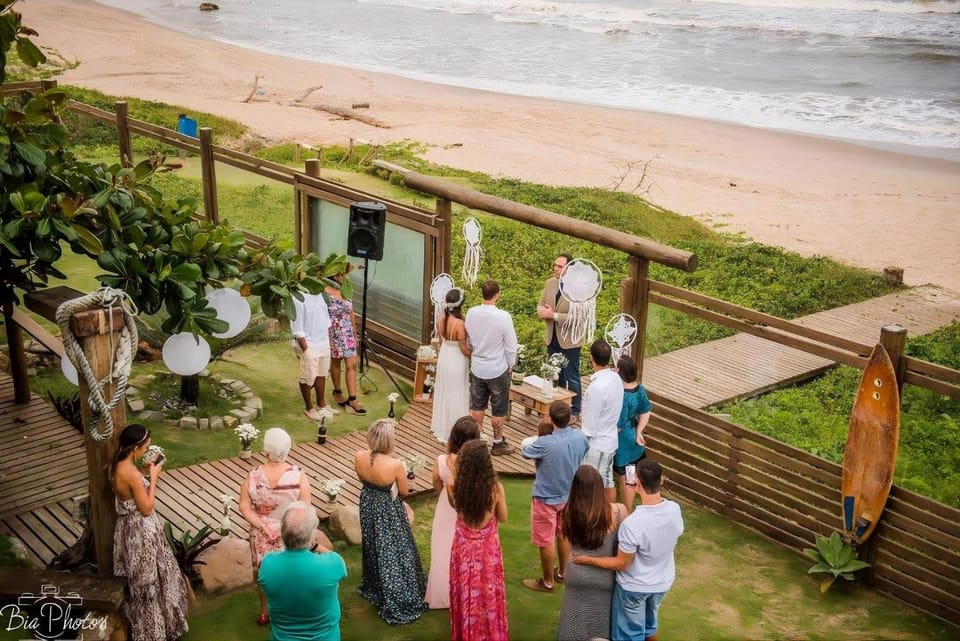 Day, People, Natural landscape, Beach, Guests, Sea view, group of guests, Family, wedding