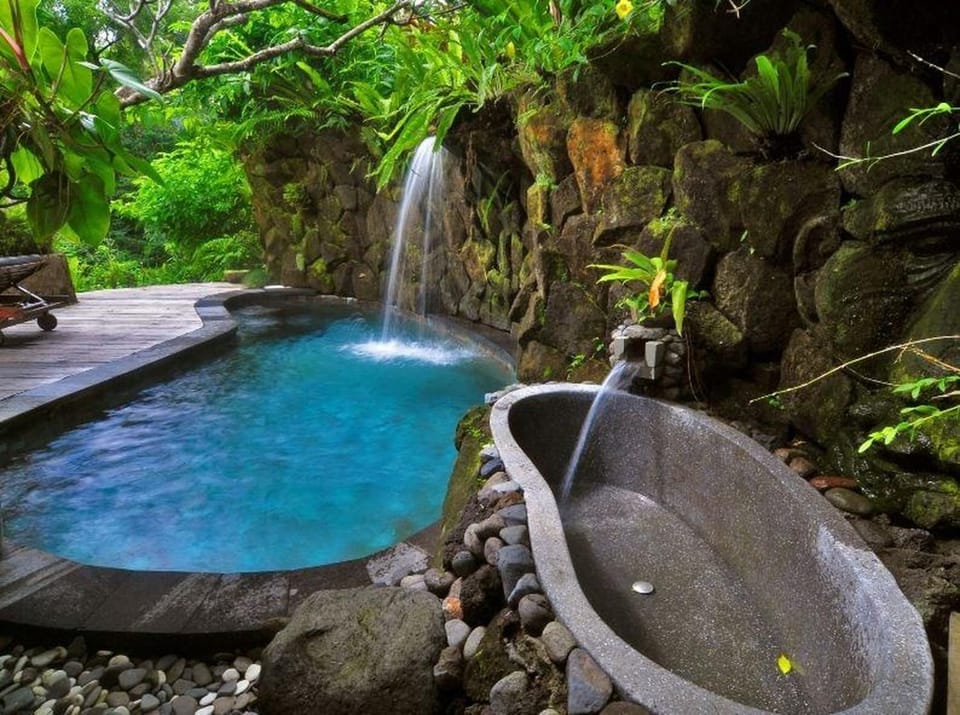 Natural landscape, Bathroom, Bath