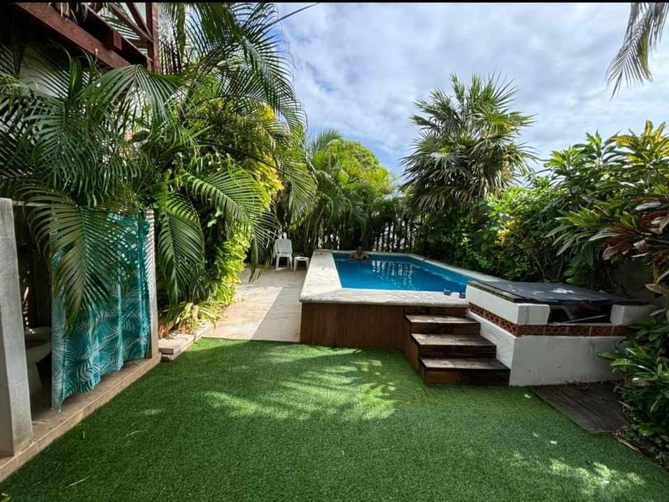 Natural landscape, Garden, Garden view, Pool view, Swimming pool