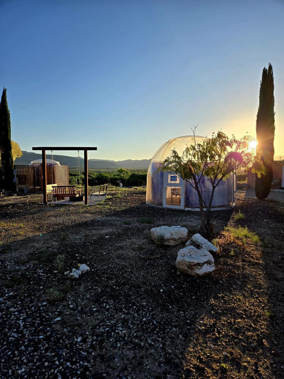 Day, Natural landscape, Garden view, Sunset