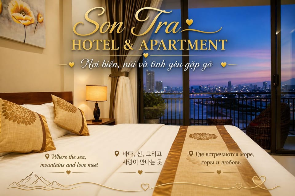 Son Tra Green Hotel & Apartment - near the My Khe beach, Son Tra Peninsula, Linh Ung Pagoda Hotel in Da Nang