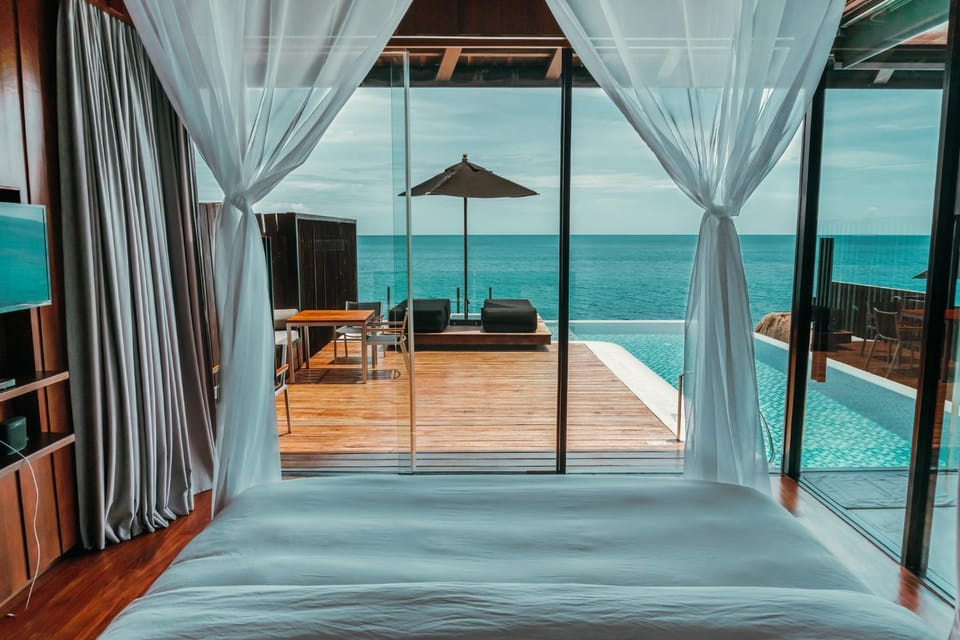 Bedroom, Sea view