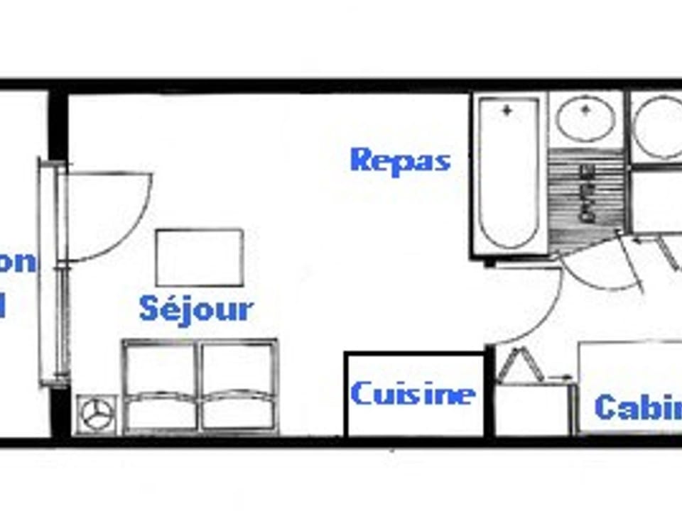 Bel appartement studio cabine ensoleillé avec balcon - 4 pers - FR-1-293-170 Cabin in Haute-Savoie
