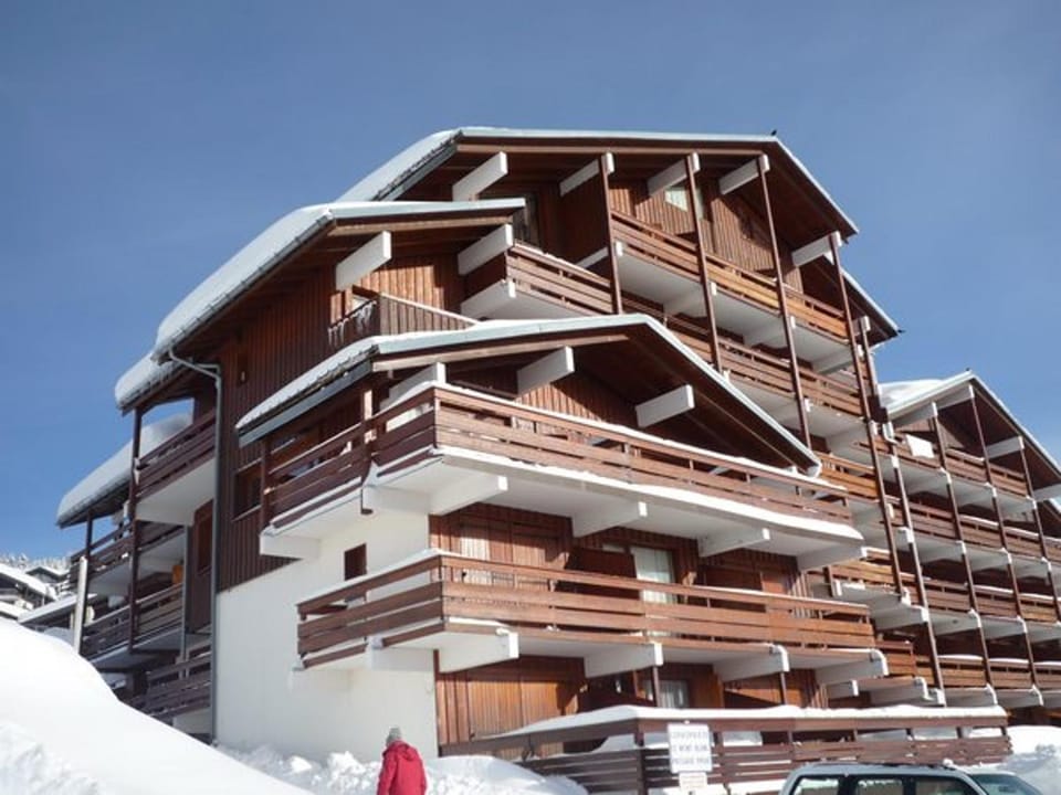 Studio cabine aux Saisies, balcon sud, 4 couchages - FR-1-293-178 Cabin in Haute-Savoie