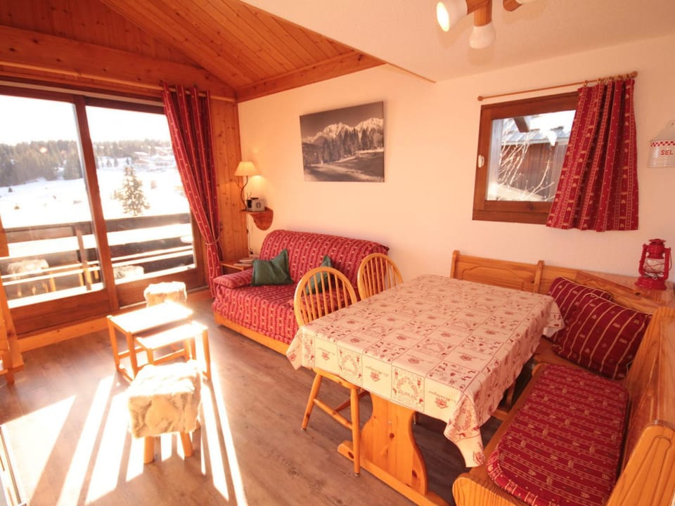 Studio cabine 6 pers avec garage aux Saisies - FR-1-293-88 Cabin in Villard-sur-Doron