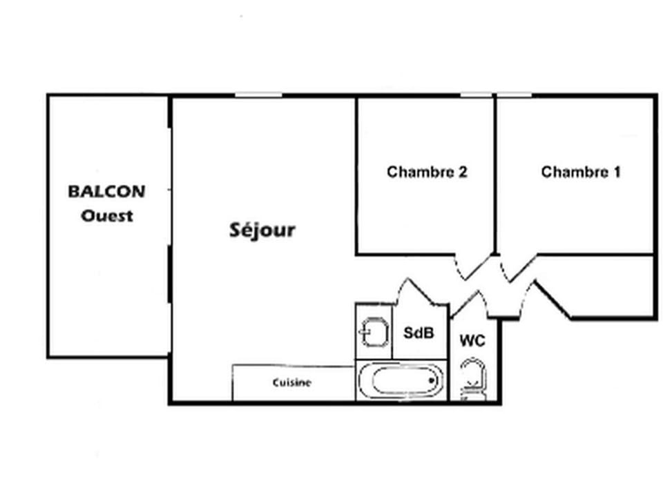 Appartement T3 calme aux Saisies, idéal pour 6 pers - FR-1-293-103 Apartment in Haute-Savoie