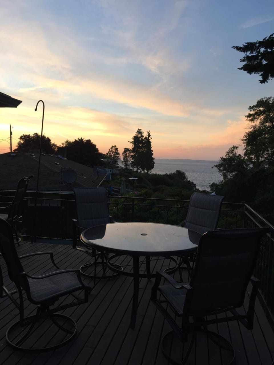 View (from property/room), Balcony/Terrace, Sea view, Sunset