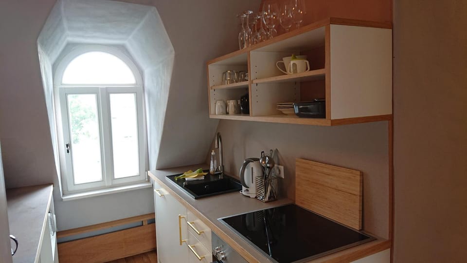 "goethezimmer" - auf dem Dach der NOTENBANK Apartment in Weimar