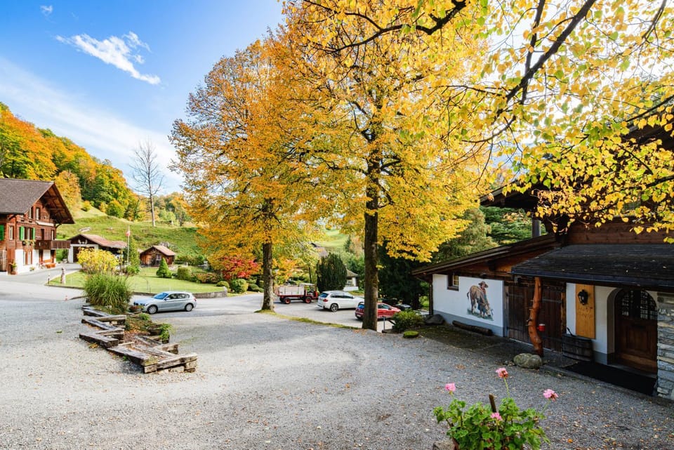 Property building, Nearby landmark, Day, Natural landscape, Garden, Garden view, Mountain view