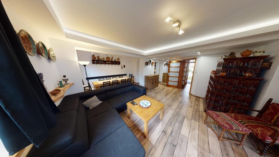 Living room, Dining area, flat iron, air conditioner
