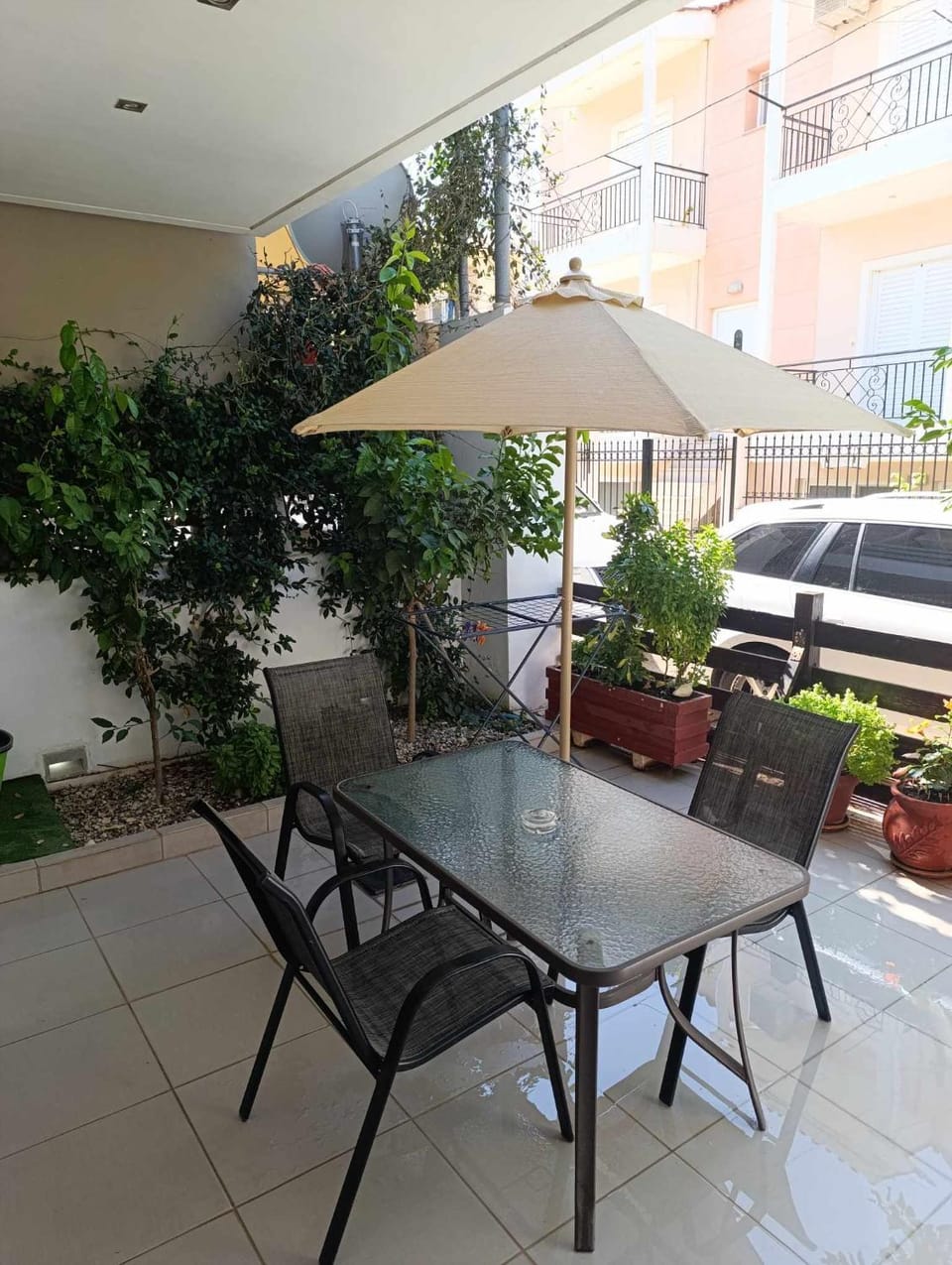 Day, Garden, Balcony/Terrace, Dining area, Garden view