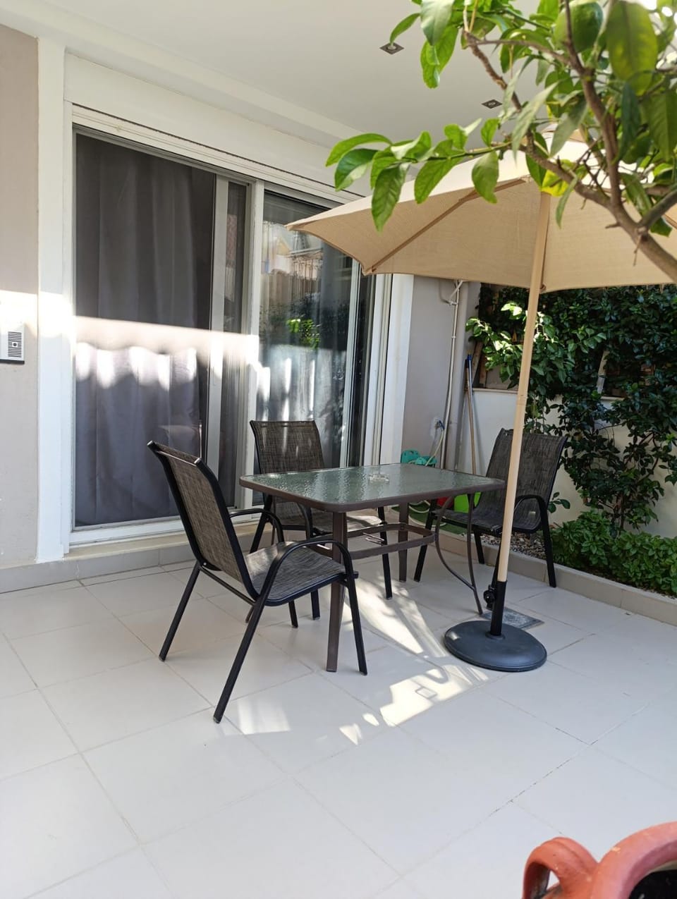 Day, Balcony/Terrace, Dining area, Garden view