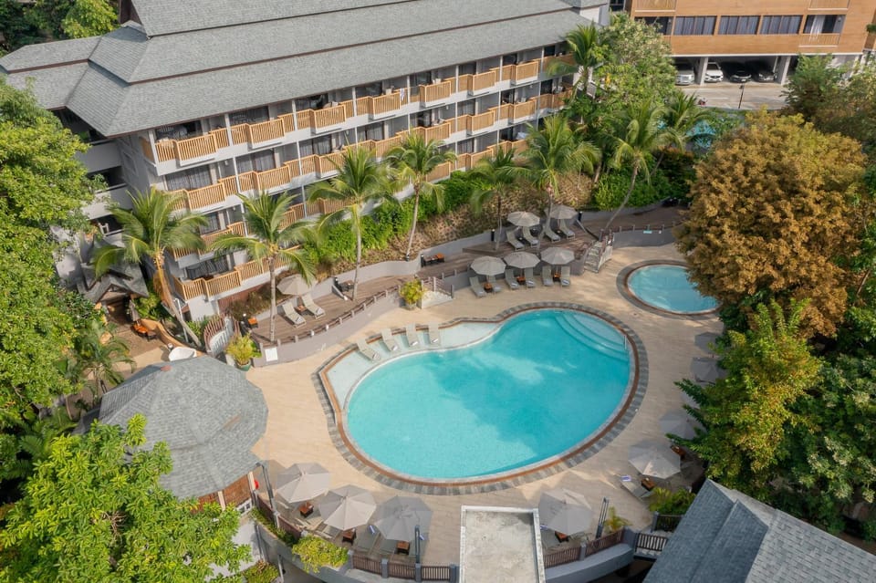 Bird's eye view, View (from property/room), Pool view, Swimming pool