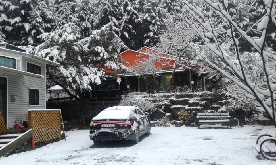 Facade/entrance, Winter