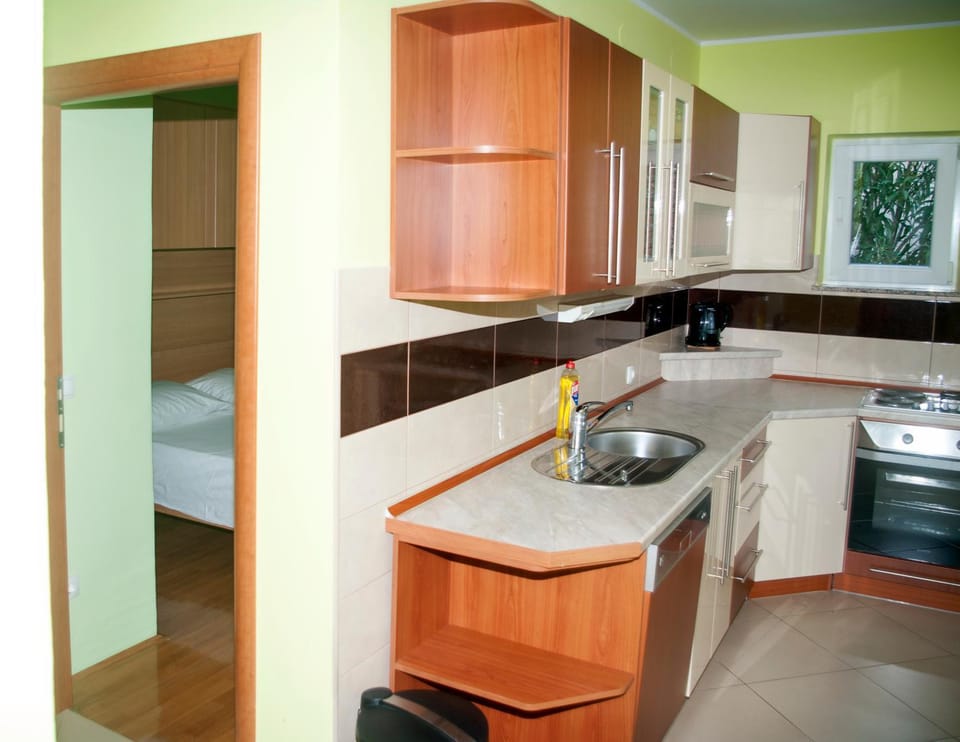 Kitchen or kitchenette, Bedroom
