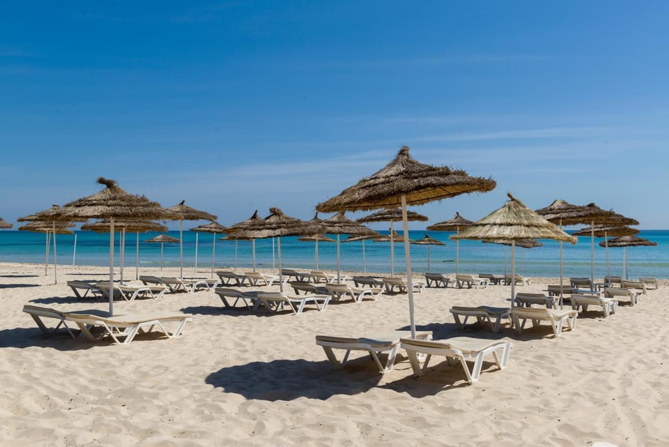 Beach, sunbed
