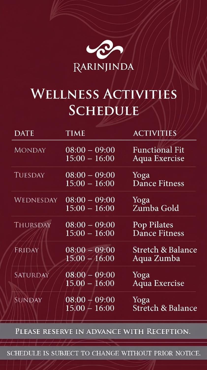 Spa and wellness centre/facilities