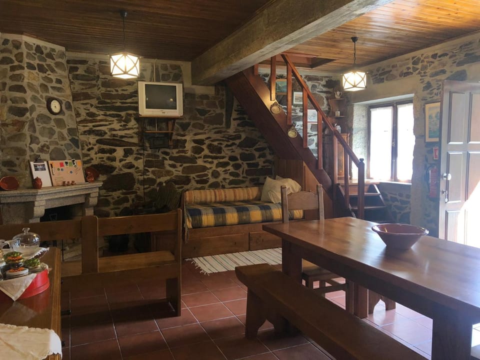 Living room, Dining area, flat iron