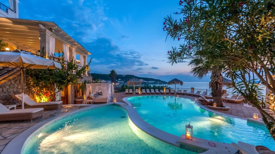 Pool view, Sea view, Swimming pool
