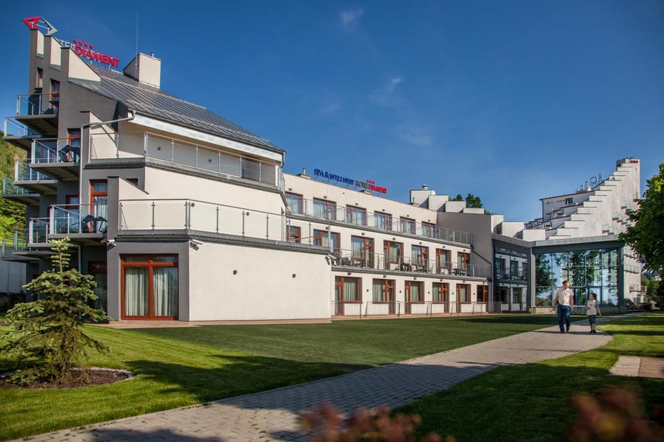 Property building, Facade/entrance, Day, Garden view