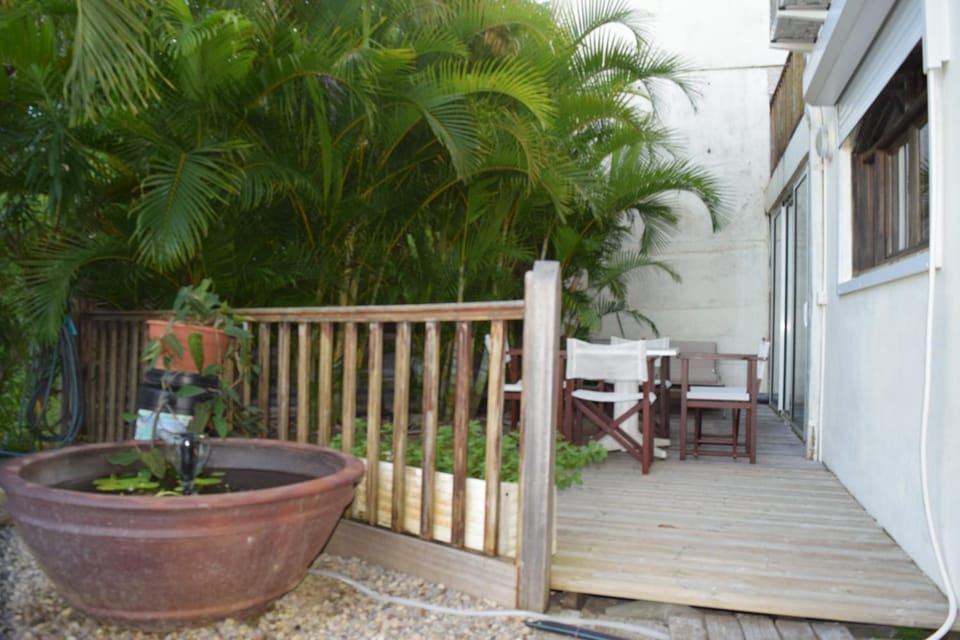 Balcony/Terrace, Dining area, Garden view