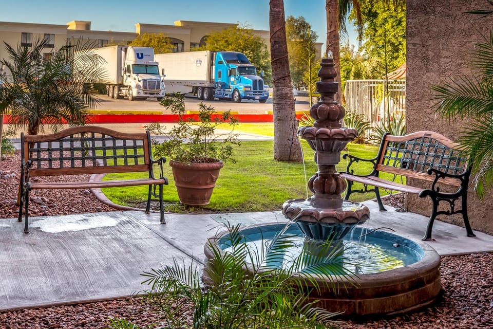 Patio, Lobby or reception