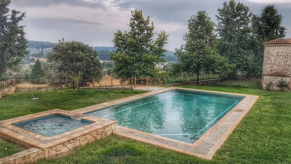 Oikia I, Luxury Stone House in Elani House in Halkidiki