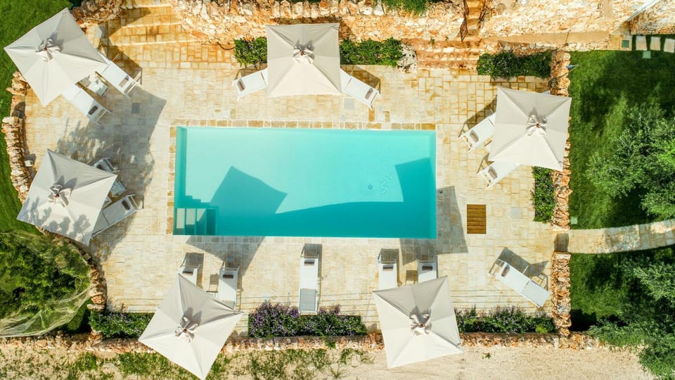 Property building, Day, Bird's eye view, Pool view, Swimming pool, sunbed