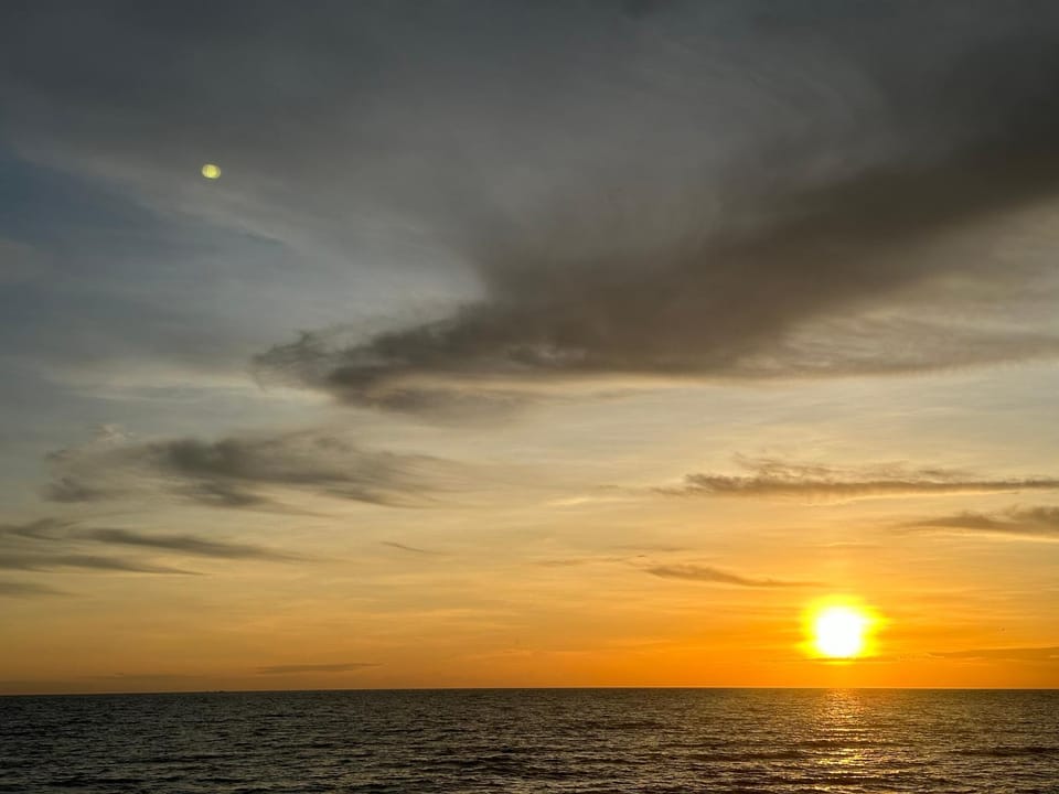 Sea view, Sunset
