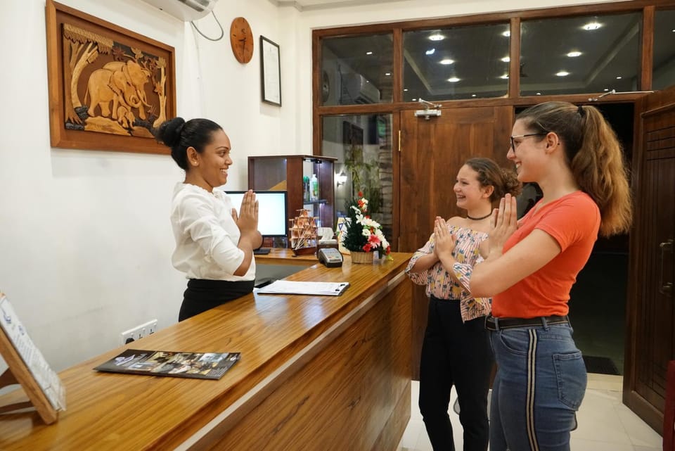 Staff, People, Lobby or reception, group of guests