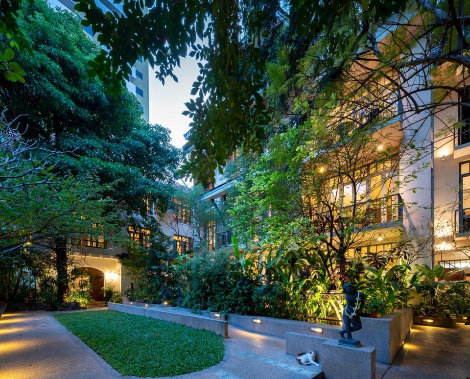 Property building, Garden