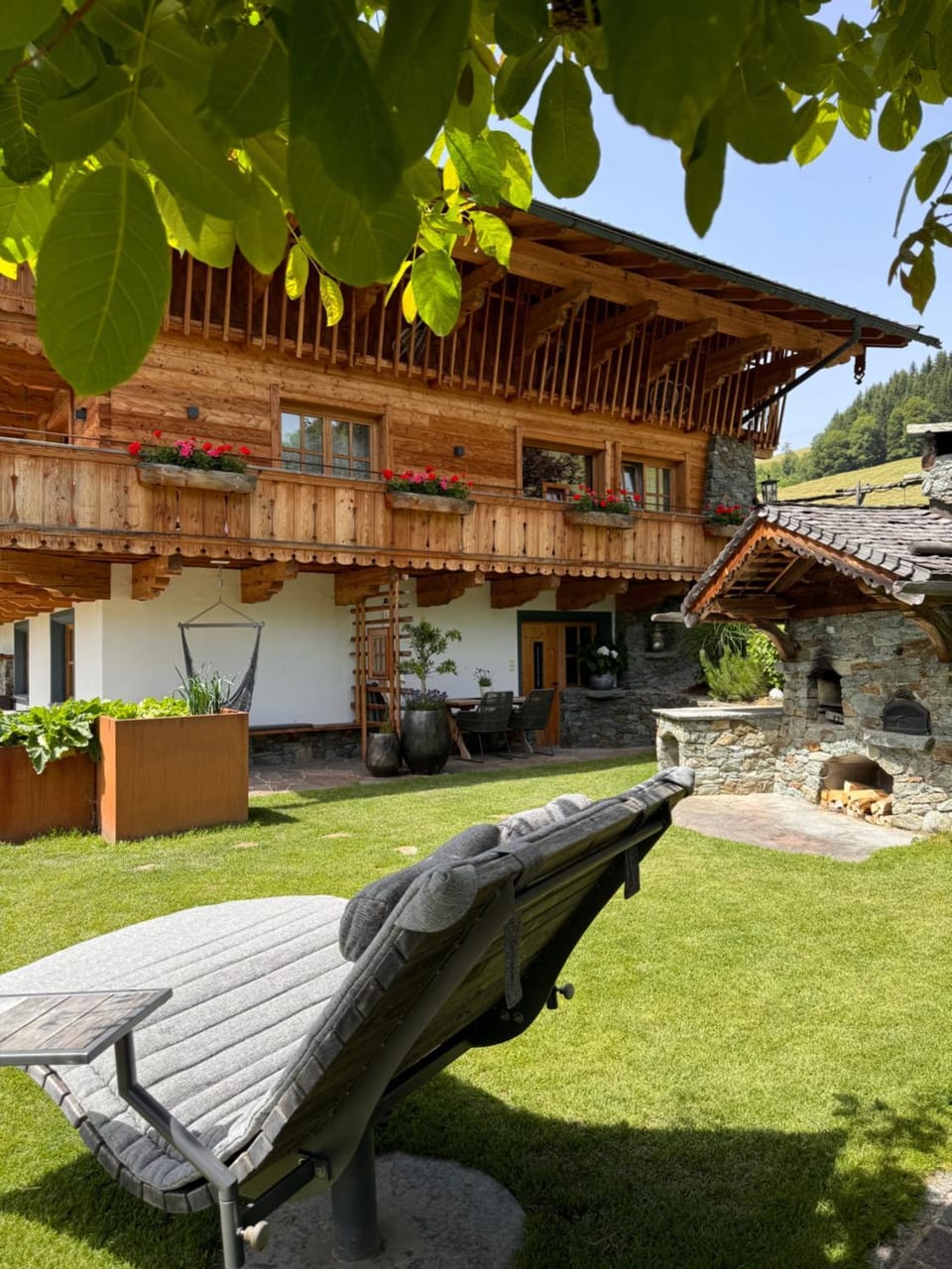 Property building, BBQ facilities, Garden, sunbed