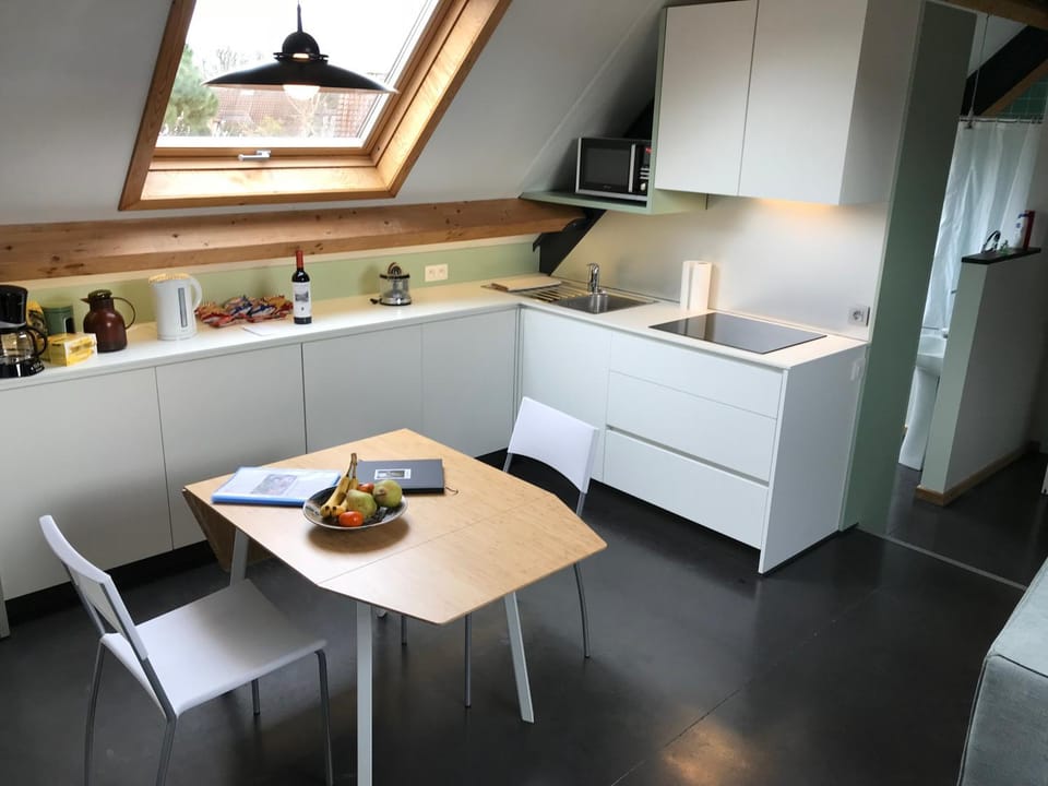 Kitchen or kitchenette, Dining area