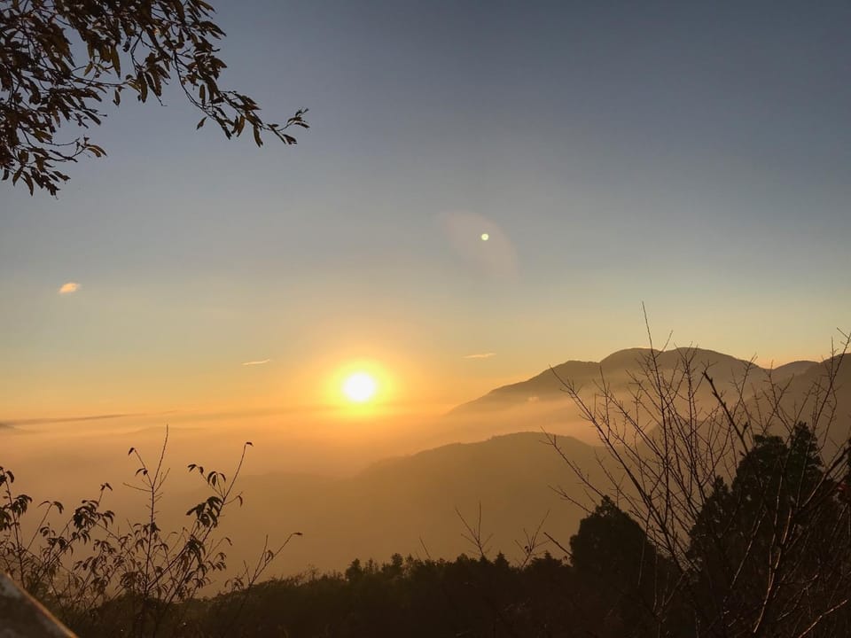 Natural landscape, Mountain view, Sunset