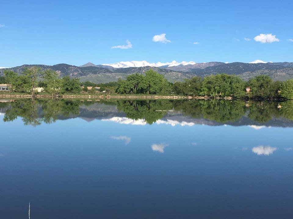 Natural landscape, Lake view