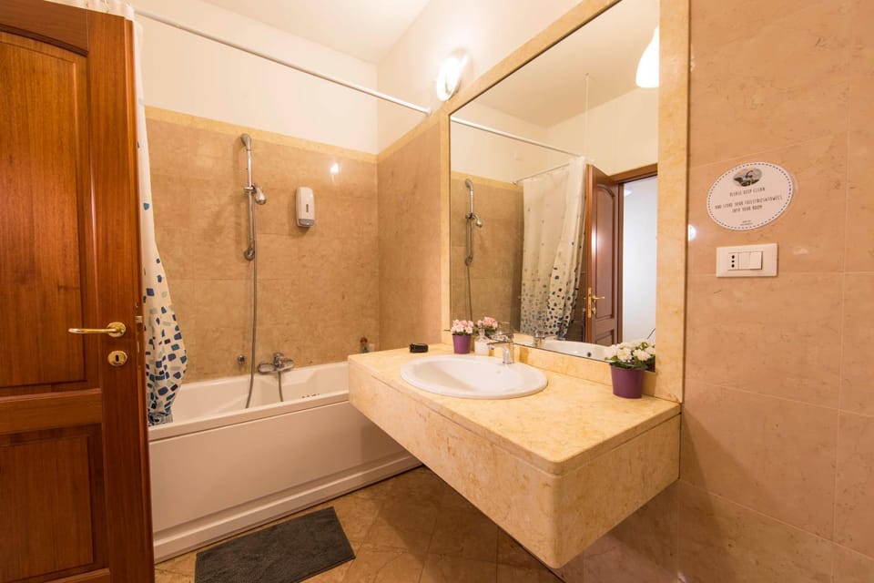 Shower, Toilet, Bathroom, Photo of the whole room, Decorative detail, young children, older children, group of guests, Family