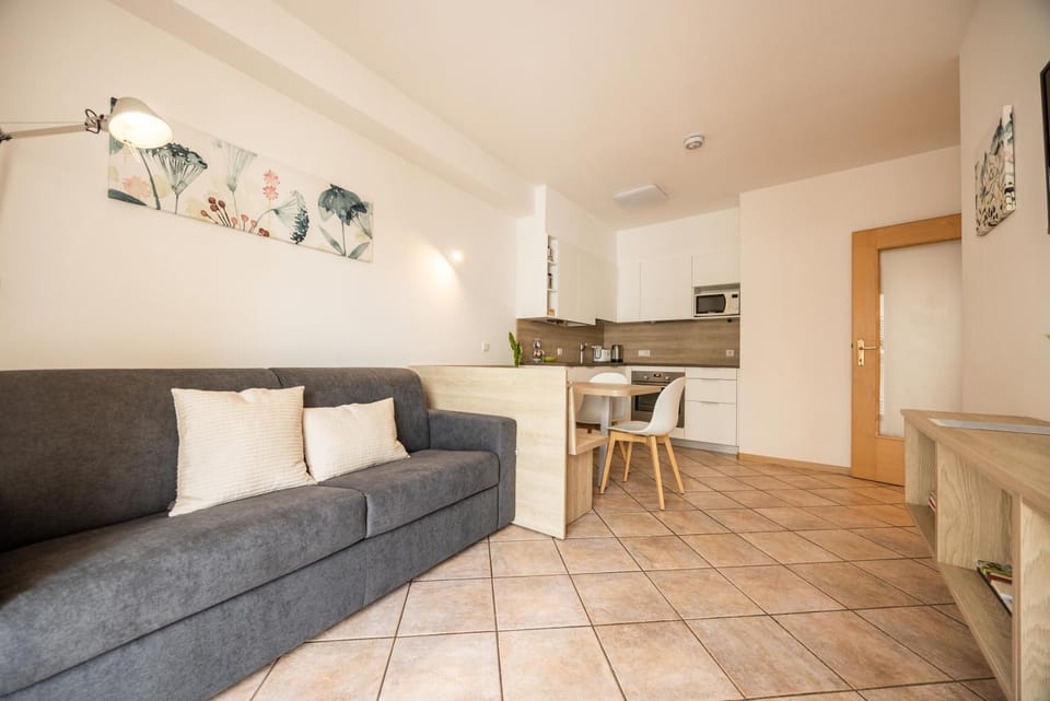 Living room, kitchen