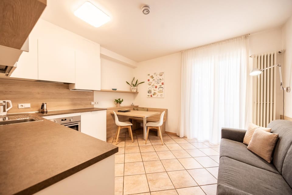 Living room, kitchen