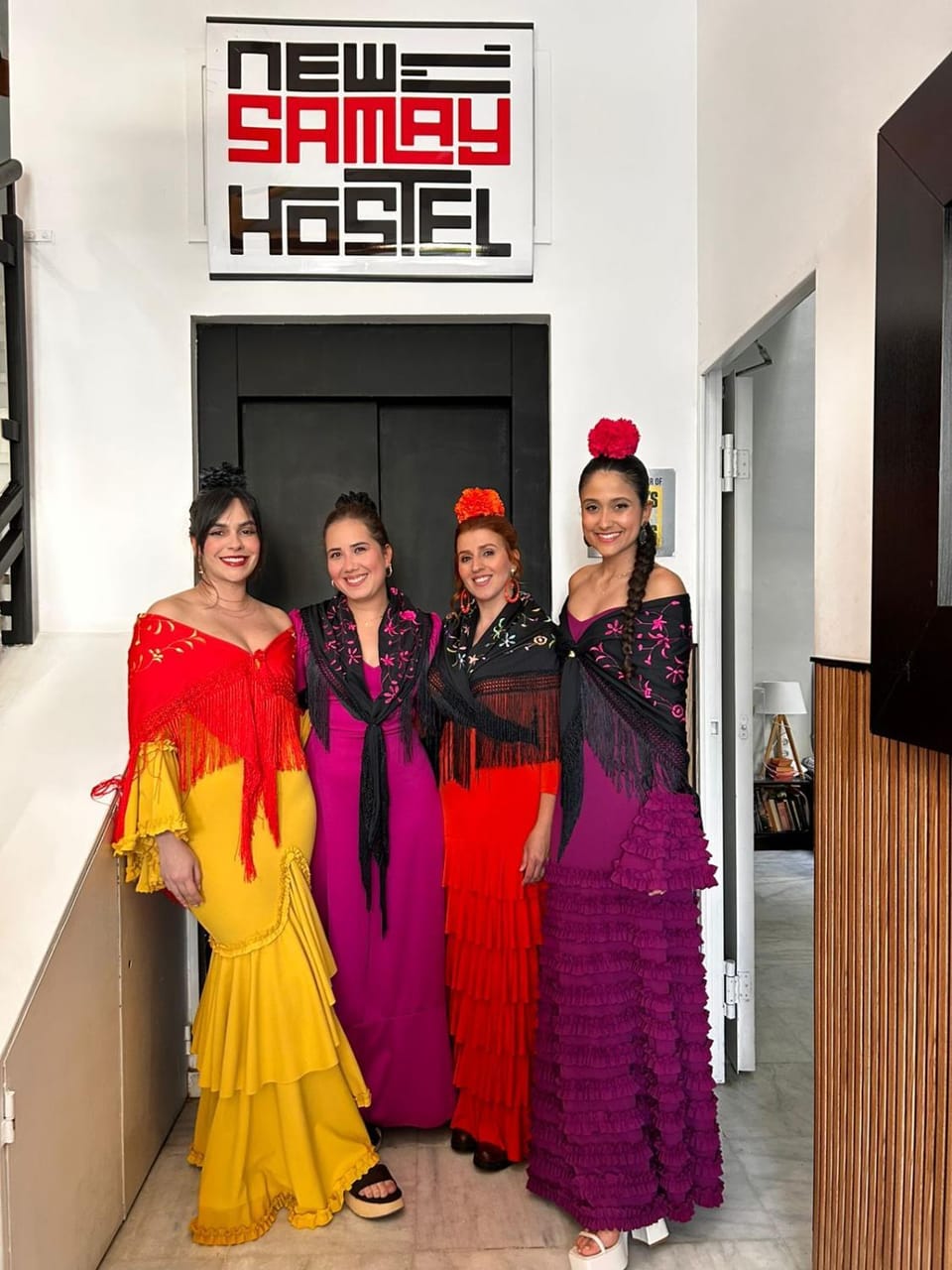 People, Lobby or reception